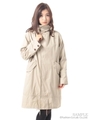 ギャバモッズコート/ベージュ