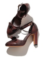 フロントリボンストラップシューズ/BRW