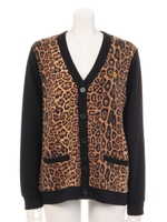 レオパードカーデ/ベージュ