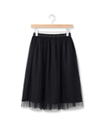 プリーツチュールSKスカート/キャメル(041)