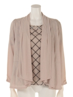 千鳥チェックフロッキーツイン/グレー(020)