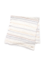 moco moco’ジェラート’6ボーダーブランケット/BLU