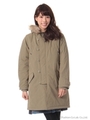 ・ファーフード付モッズコート/Khaki
