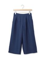 スラブガウチョパンツ/ブラック(019)