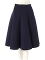 ダイバータックフレアミディスカート/ネイビー
