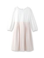 ファンシーラメツィードワンピース/ライトベージュ(051)