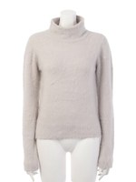 起毛タートルニット/グレー