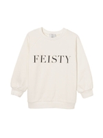 【O】七分袖ロゴプリントTOP/GRAY