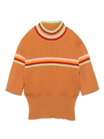 配色ニットトップス/CML