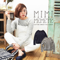 AB杢スウェット サイドスリット プルオーバー