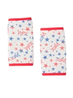 STRAP COVER LOGO & STAR/WHITE