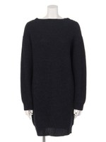 【AUNT MARIE'S】畦ニットワンピース/GRY