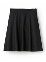 [L]フラノ切り替えスカート/ネイビー(093)