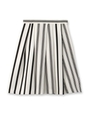 [S]MIXストライプタックスカート/ホワイト(101)