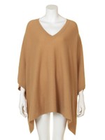 ウールカシミヤポンチョプルオーバー/CML