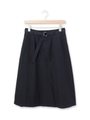 ガーメントダイミモレ丈スカート/ネイビー(093)