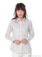 シャキシャキシャツ ストライプ/Navy