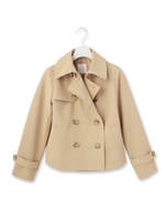 ショートトレンチコート/カーキ(027)