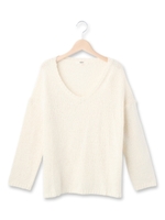 スラブヤーンvニット/グレー(012)