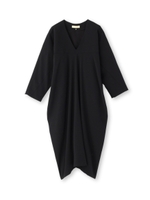 トリアセテートサテンワンピース/ブラック(019)