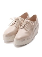 プラットフォームレースアップシューズ/IVR