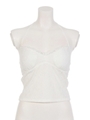 レースインナー2WAYビスチェTOP/WHT