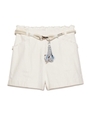 ロープベルト付きショートパンツ/BEG