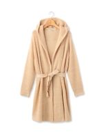 畦ニットフーデッドカーディガン/ベージュ(052)