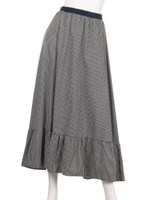 [Balcony and Bed]ヒッコリーロングスカート/STRIPE