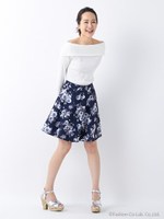 【春の新作】花柄フレア/SK/コン