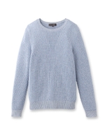 カラーミックスコットンツイードニット/グレー(012)