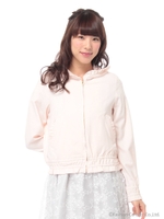 フリルZIPパーカー/パープル