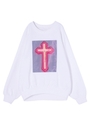 3Dクロススウェット/ホワイト