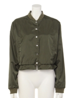 【CASUAL】グロッシースカジャン/カーキ