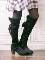 Sニーハイブーツ/ブラック