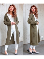 【ANAP】95丈ロングトッパーカーディガン/KHA