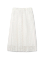 レースフレアスカート/ネイビー(093)