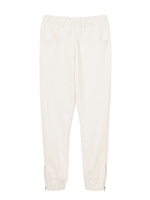 【O】裾ZIPルーズジョギPT/WHITE