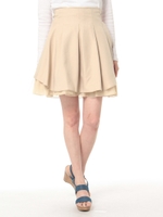 裾チュールスカート/ピンク