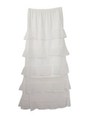 [LAVENDER LINE]dottulle tiered skirt/white