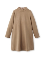 ハイネック起毛フレアチュニック/ワインレッド(063)