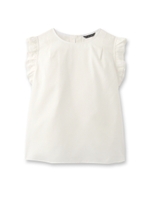 rue des chats フリルAラインカットソー/ホワイト(002)