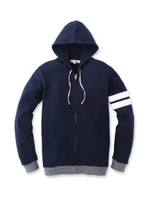 袖ラインパーカー/ブルー系(094)