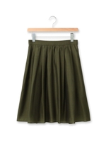 オーガンジーフレアミディスカート/ネイビー(093)