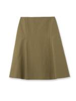 バイアス切り替えフレアスカート/ライトブルー(091)