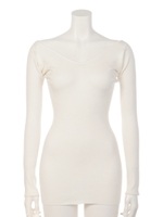 バレリーナウォームアップニット/ホワイト