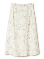 フラッフィーフラワースカート/オフホワイト
