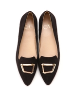 モチーフフラットパンプス/ベージュ(040)