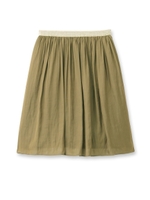 ラメゴムサテンスカート/ブルー系(094)