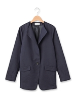 変形ロングテーラージャケット/ネイビー(093)